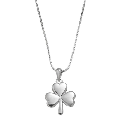 Sterling Silver Shamrock Pendant